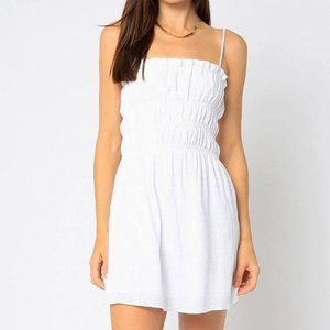 Olivaceous White Mini Dress NWT